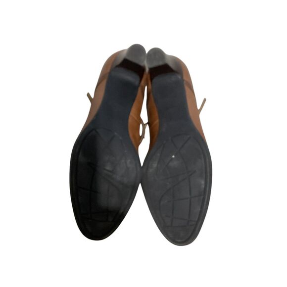 Abeo Leather Braided T-Strap Women's Heels Vella 10M - Picture 9 of 12